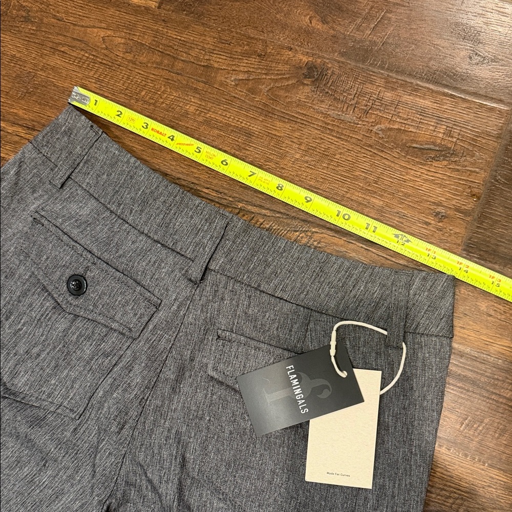 Flamingals High Rise Space Dye wide leg Pants. - Picture 10 of 12